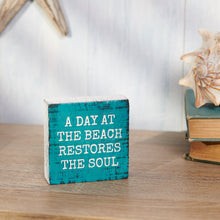 Load image into Gallery viewer, Day At The Beach Block Sign