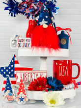 Load image into Gallery viewer, Happy 4th Of July Block