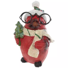 Load image into Gallery viewer, Christmas Cardinal With Glasses