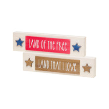 Load image into Gallery viewer, Reversible Patriotic Sign Sitter