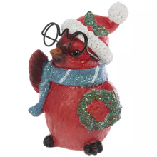 Load image into Gallery viewer, Christmas Cardinal With Glasses