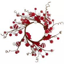Load image into Gallery viewer, Peppermint and Snowberry Candle Ring