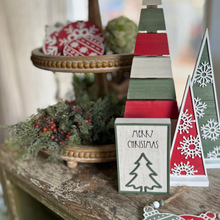 Load image into Gallery viewer, Merry Christmas Laser Cutout Sign