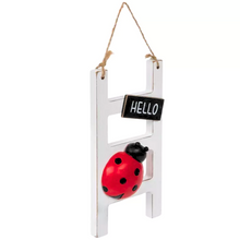 Load image into Gallery viewer, Hello Ladybug Wood Ladder