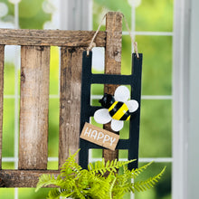 Load image into Gallery viewer, Bee Happy Wood Ladder