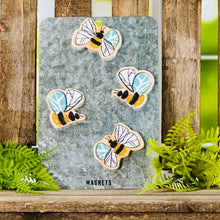 Load image into Gallery viewer, Bee Magnets | Set of 4