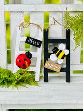 Load image into Gallery viewer, Bee Happy Wood Ladder