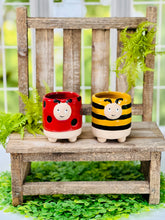 Load image into Gallery viewer, Bumble Bee Flower Pot