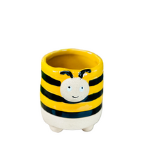 Load image into Gallery viewer, Bumble Bee Flower Pot