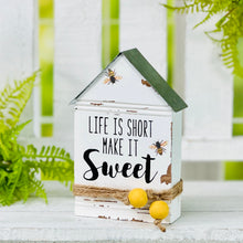 Load image into Gallery viewer, Life Is Short, Make It Sweet House Sign