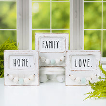Load image into Gallery viewer, Family Beaded Sign