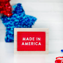 Load image into Gallery viewer, Reversible Patriotic Wood Block Sign