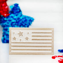 Load image into Gallery viewer, Carved Wood Flag