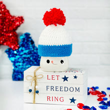 Load image into Gallery viewer, Patriotic Faux Book Stacks