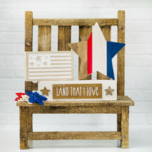Load image into Gallery viewer, Carved Wood Flag