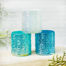 Load image into Gallery viewer, Mermaid Bubbles Glass Votive Cups