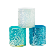 Load image into Gallery viewer, Mermaid Bubbles Glass Votive Cups