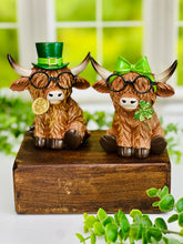 Load image into Gallery viewer, St. Patrick's Day Highland Cows