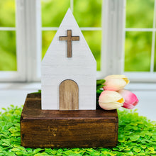 Load image into Gallery viewer, White 3D Church Cutout
