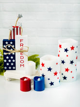 Load image into Gallery viewer, Star Timer Pillar Candles