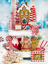 Load image into Gallery viewer, Bow Tie Gingerbread Boy