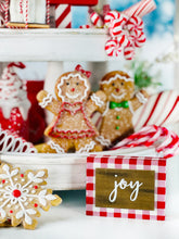 Load image into Gallery viewer, Hair Bow Gingerbread Girl