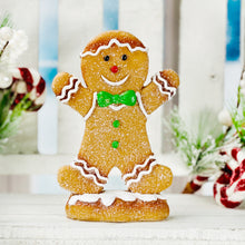 Load image into Gallery viewer, Bow Tie Gingerbread Boy