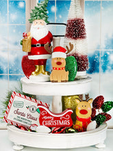 Load image into Gallery viewer, Tinsel Christmas Bulb Pick