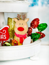 Load image into Gallery viewer, Tinsel Christmas Bulb Pick
