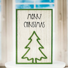 Load image into Gallery viewer, Merry Christmas Laser Cutout Sign