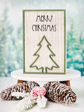 Load image into Gallery viewer, Merry Christmas Laser Cutout Sign