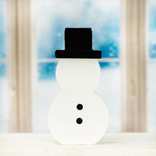 Load image into Gallery viewer, Wood Snowman