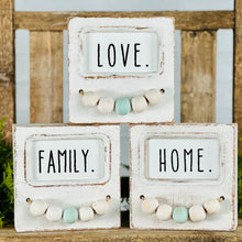 Load image into Gallery viewer, Family Beaded Sign