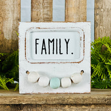 Load image into Gallery viewer, Family Beaded Sign