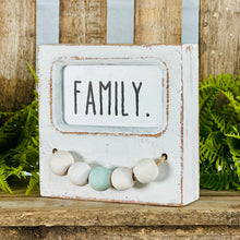 Load image into Gallery viewer, Family Beaded Sign