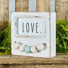 Load image into Gallery viewer, Love Beaded Sign