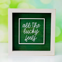 Load image into Gallery viewer, Reversible St Patricks & Valentines Sign