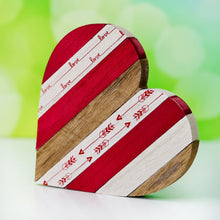 Load image into Gallery viewer, Love Arrow Plank Heart