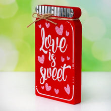 Load image into Gallery viewer, Love Is Sweet Mason Jar Cutout