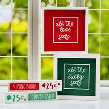 Load image into Gallery viewer, Reversible St Patricks & Valentines Sign