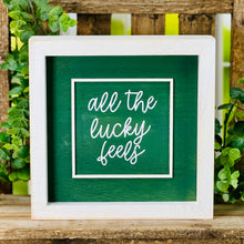 Load image into Gallery viewer, Reversible St Patricks & Valentines Sign