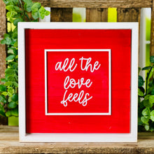 Load image into Gallery viewer, Reversible St Patricks & Valentines Sign