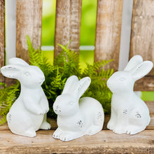 Load image into Gallery viewer, Rustic White Bunnies