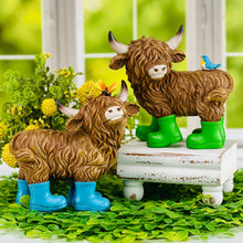 Load image into Gallery viewer, Rain-boots Highland Cows