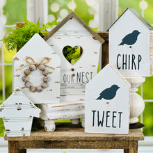 Load image into Gallery viewer, Rustic Birdhouse Block