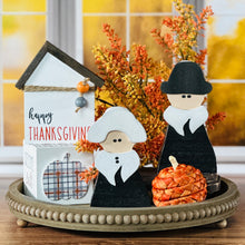 Load image into Gallery viewer, Happy Thanksgiving House Block