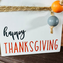 Load image into Gallery viewer, Happy Thanksgiving House Block