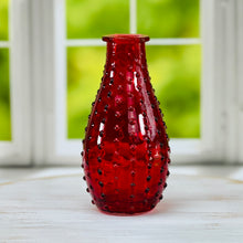 Load image into Gallery viewer, Hobnail Glass Bud Vase