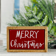 Load image into Gallery viewer, Merry Christmas Mini Box Sign