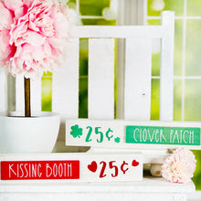 Load image into Gallery viewer, Reversible Clover Patch /Kissing Booth Sign